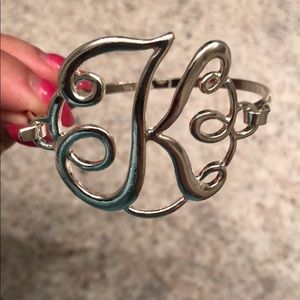 “K” initial bracelet. Never worn.